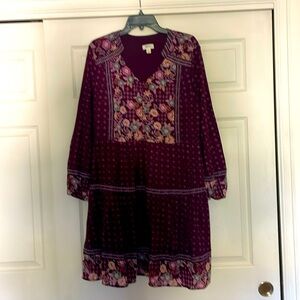 Style & Co Flowy Fall Dress